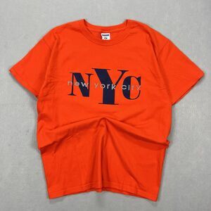 Vintage New York City Calvin Klein Parody Shirt Size L Tourist Novelty‎ NYC Logo